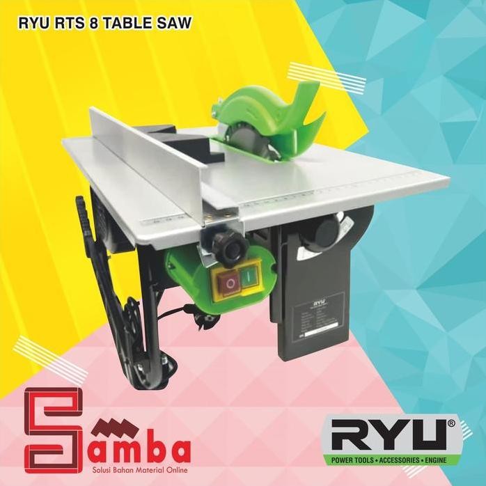

Terlaris Ryu Rts 8 Table Saw | Meja Potong Kayu Portable