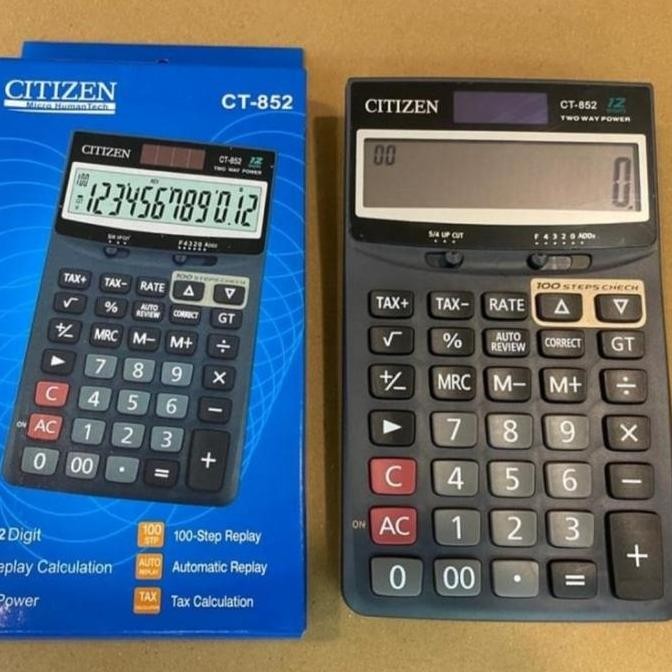

restock CITIZEN CT852 12Digit CHECK & CORRECT Kalkulator / Calculator CT 852