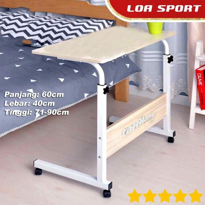 

Terlaris Meja Makan Orang Sakit Sisi Kasur C Design Roda Kaki - Cream