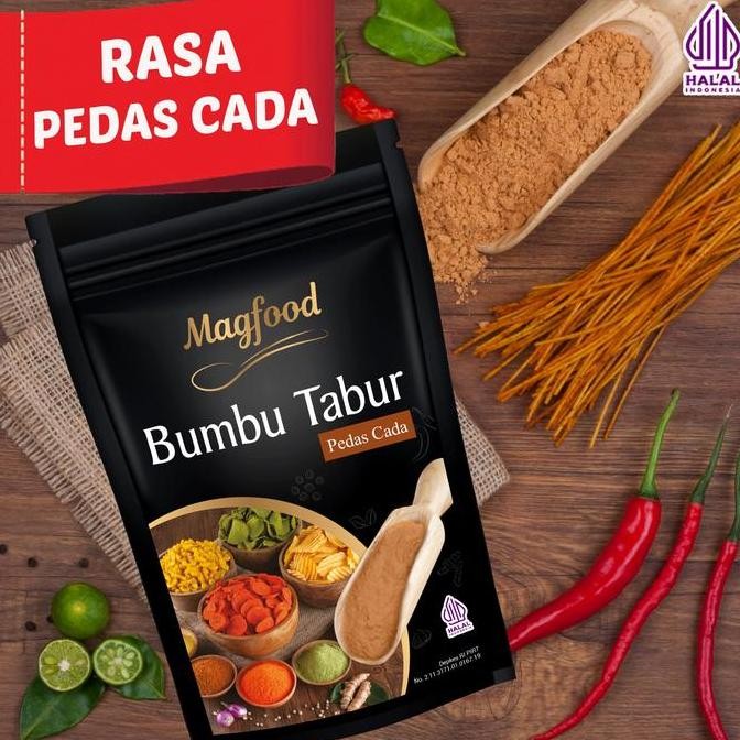 

TERLARIS Magfood Bumbu Tabur Extra Pedas 100 gram ready