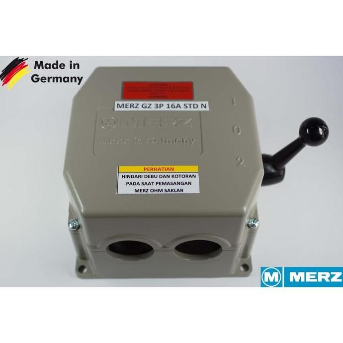 

Terlaris Merz Gz 16A/3P (Std N) Buatan Jerman Cos/Ohm Saklar/Handle Genset