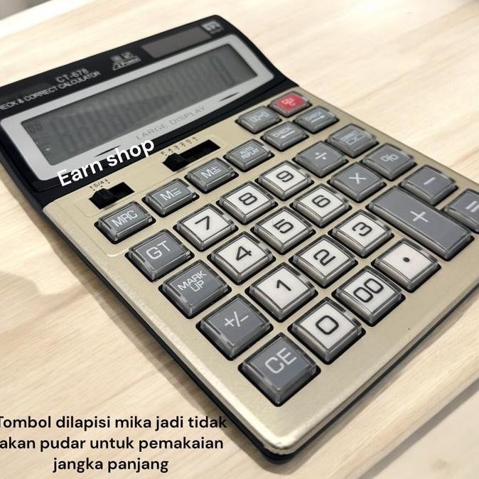 

restock Kalkulator CTZ CT 678 CT-718 Kalkulator dagang 12 Digit