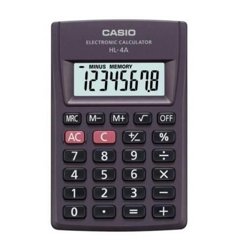

restock Calculator CASIO HL-4A - Kalkulator Kecil/Saku