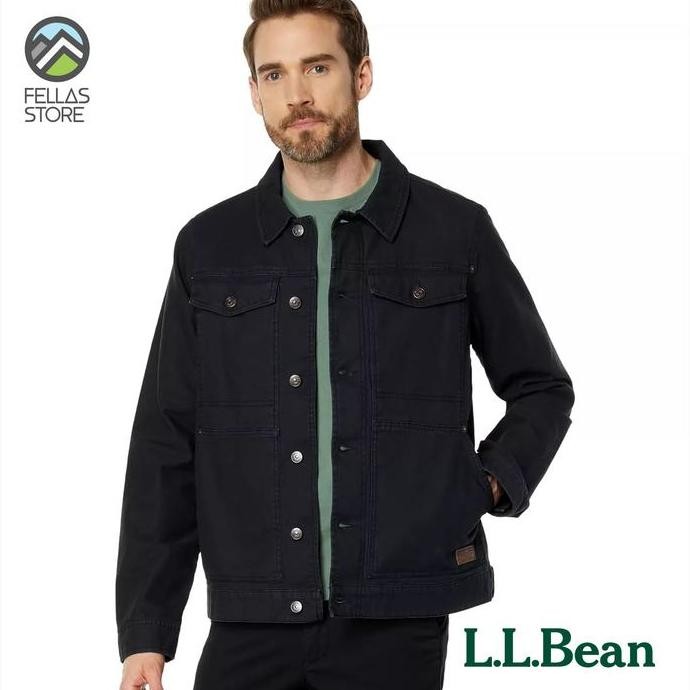 Murah Ll Bean - Men'S Beanflex Utility Trucker Jacket Black