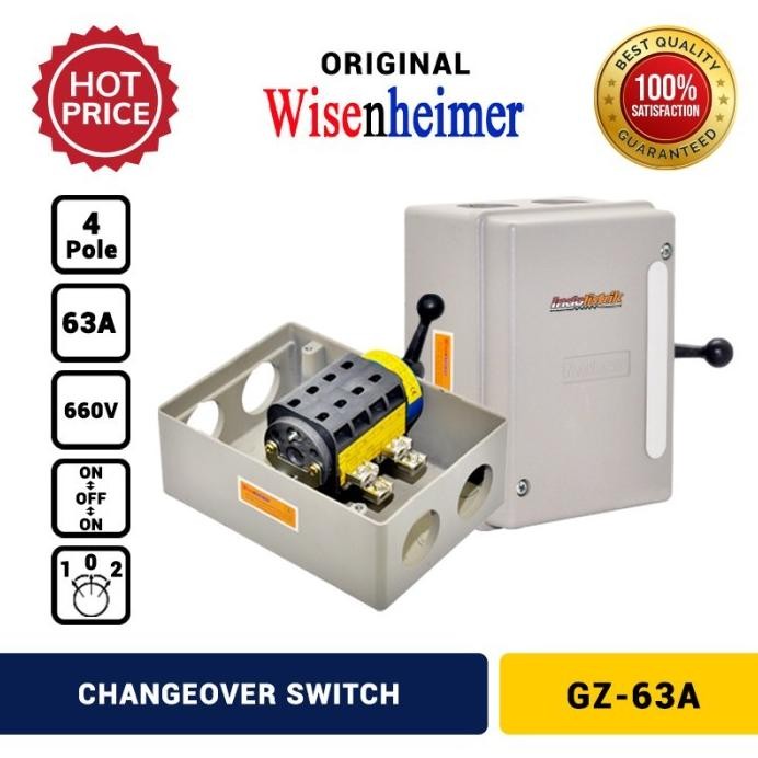 

Terlaris Change Over Switch 4P 63A Merek Wisenheimer - Cos Untuk Genset
