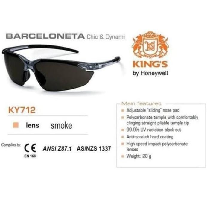 

Terlaris Kacamata Safety King'S Ky712 Black King'S Ky 712 Original