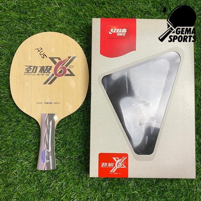 Terlaris Kayu Bet Pingpong Tenis Meja Dhs Power G Pg6X Pg 6X 40+ Original