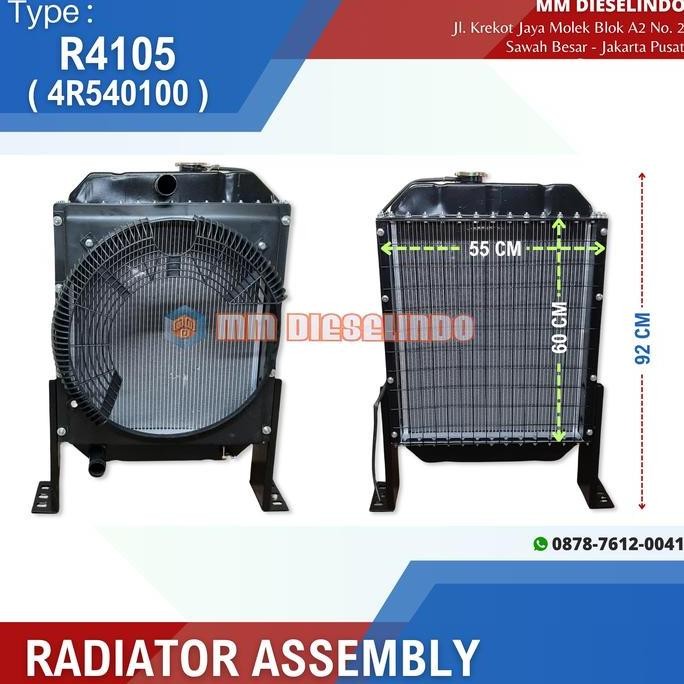 

Terlaris Radiator Assembly Diesel Engine R4105 R4105Zd Lr4105 Genset Weichai