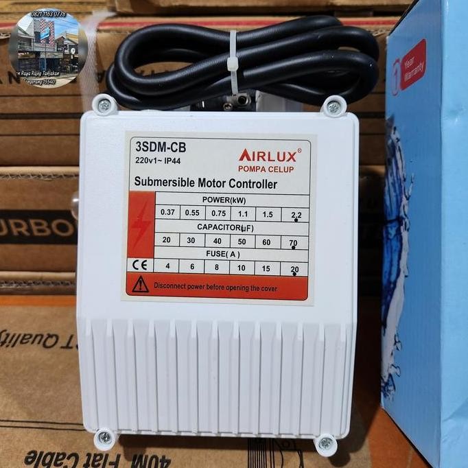 Murah Control Box Pompa Satelit 3 Hp 2.2 Kw Airlux