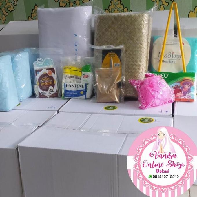 Set Lengkap Perawatan Jenazah Perempuan | Kain Kafan Super