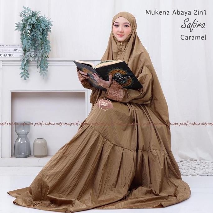 Mukena dewasa terusan mukena ponco mukena abaya jumbo (PMI)