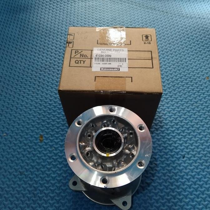 tromol belakang klx 150 hole 28 ori kawasaki