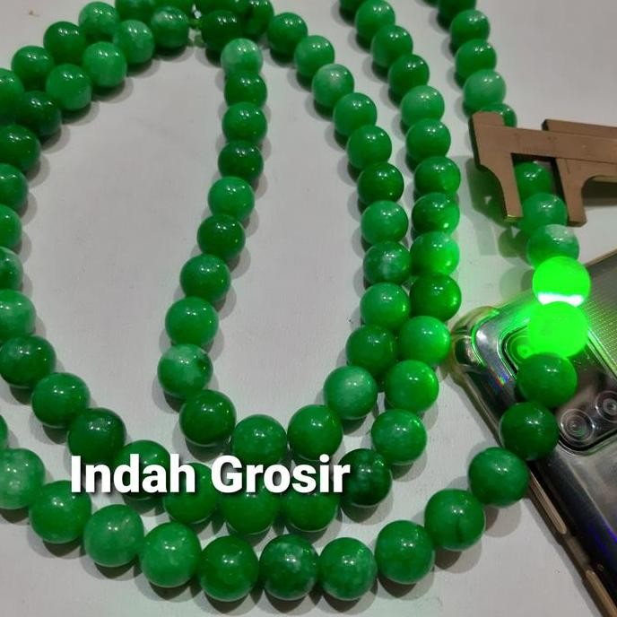 Tasbih Batu Giok Original 12mm 99Butir