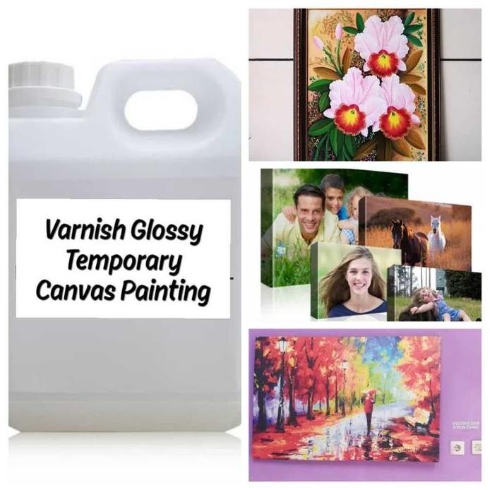 

ready Varnish pernish/cat vernish glossy temporary Canvas Painting 1 liter