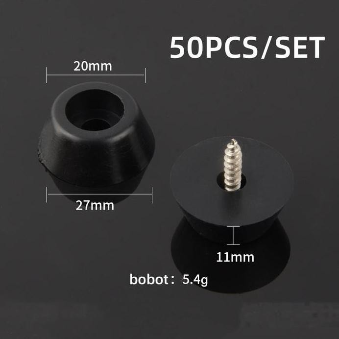

Terlaris 50Pcs/Set Karet Kaki Kursi Meja Bulat Transparan / Dekoratif/Pelindung Kaki Meja Sofa Kursi