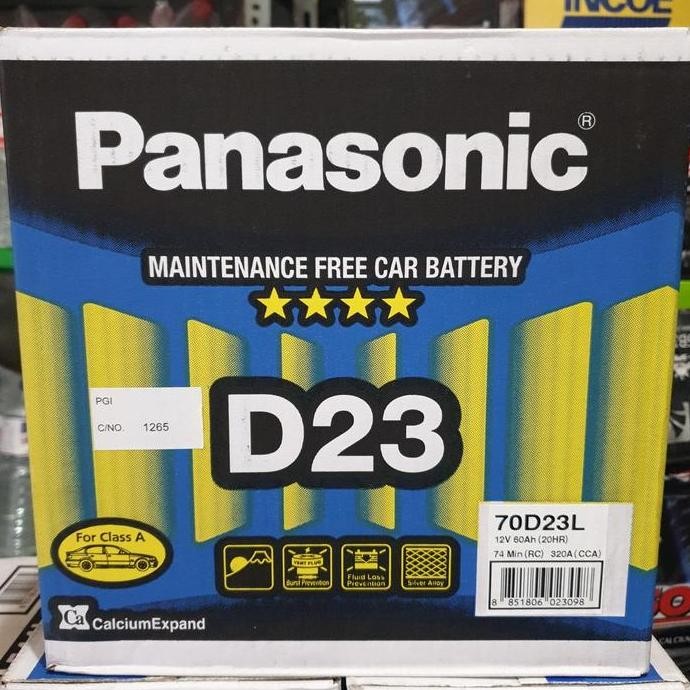 Aki Mobil Panasonic MF 70D23L