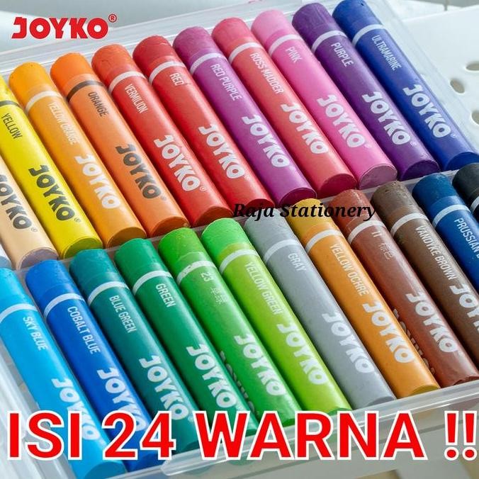 

ready Joyko TITI Crayon Oil Pastel / Krayon Minyak Joyko 24 Warna OP-24CR