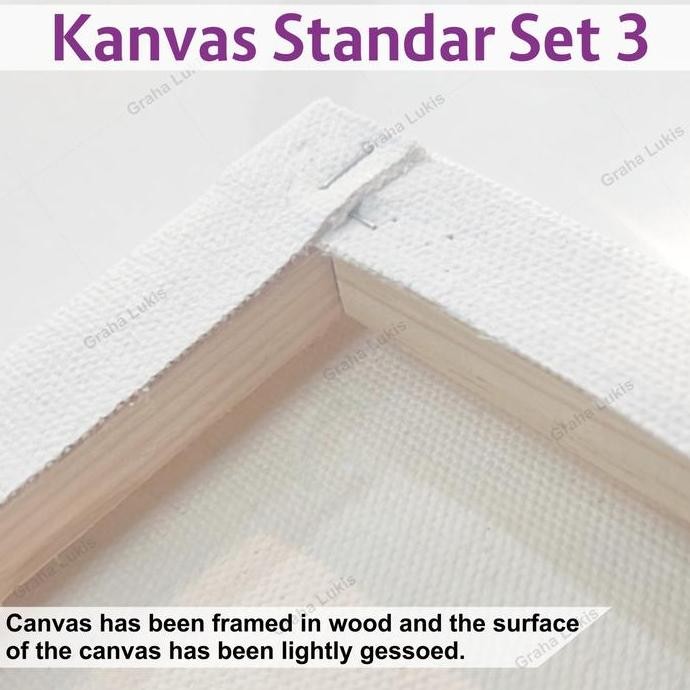 

ready Kanvas Standar Graha Lukis 30X30 cm