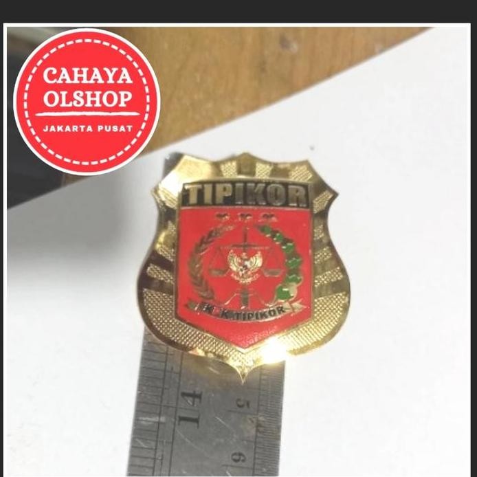 pin tipikor / lencana tipikor kpk murah