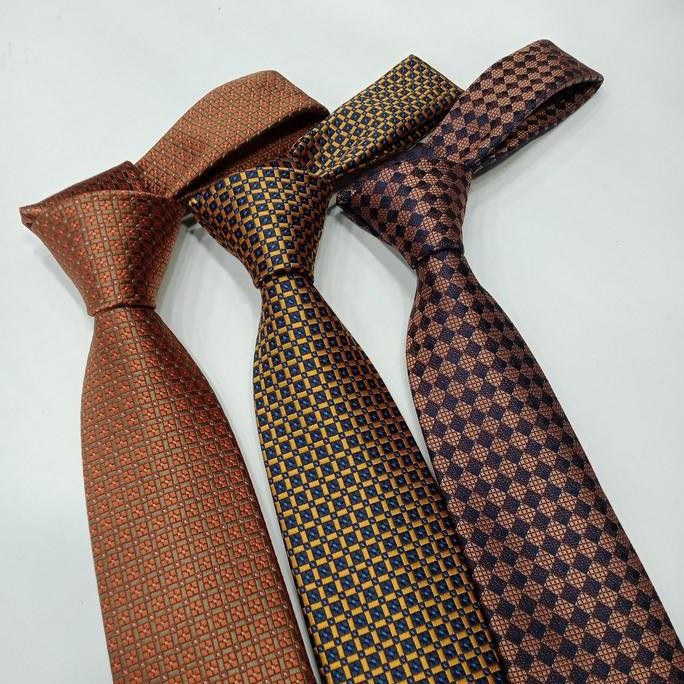 dasi orange BNI polos dasi pria dasi kantor murah berkualitas murah