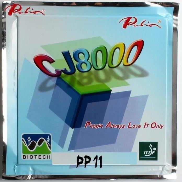 Terlaris Palio Cj8000 Cj-8000 Biotech 42-44 - Karet Rubber Tenis Meja Pingpong