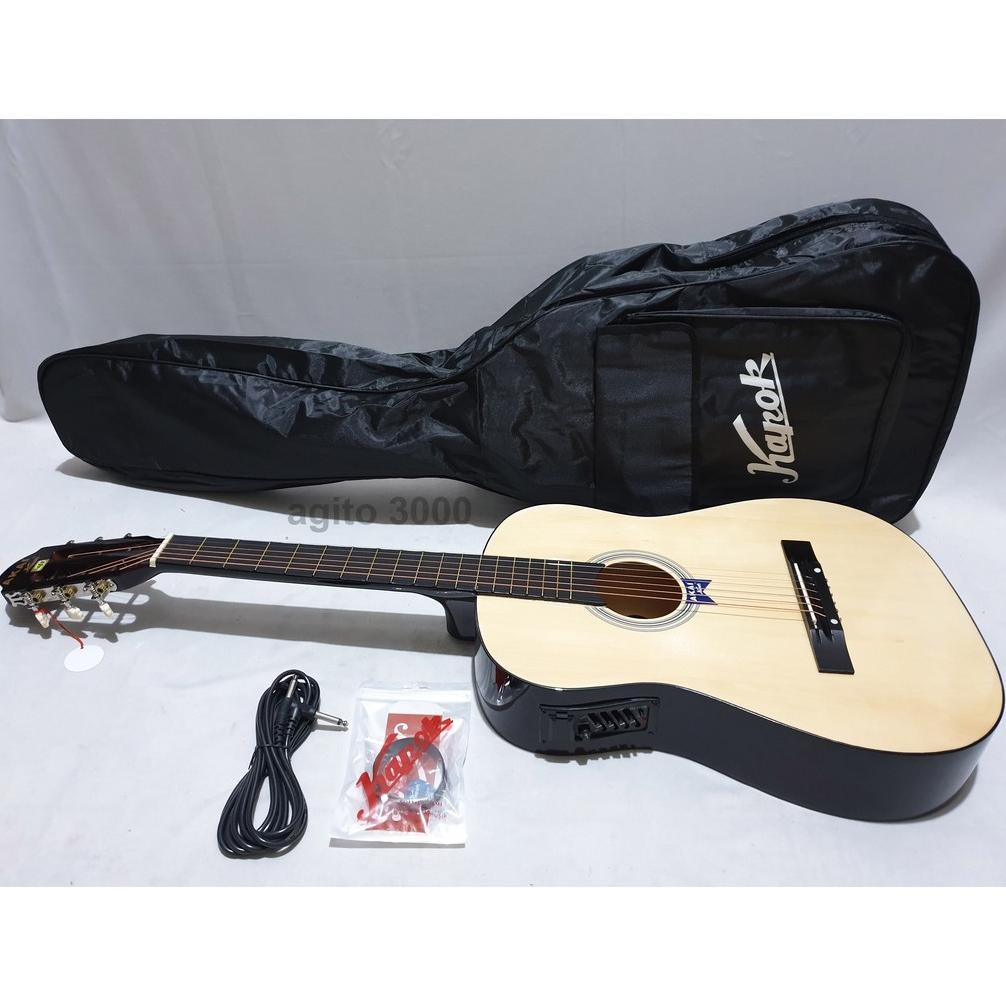 NEW Gitar Akustik Elektrik Akai Kapok MG 010 EQ4 ORI