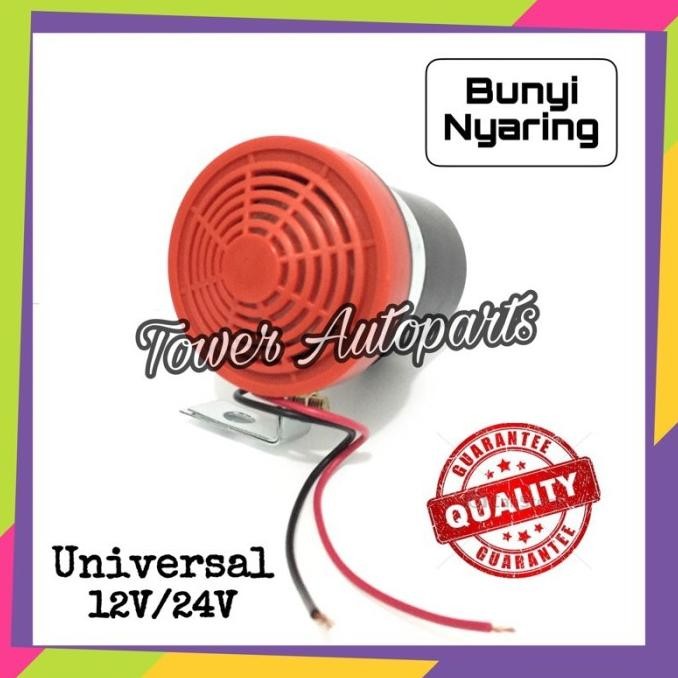 Murah Klakson Mundur Atret - Alarm Sirine Mundur - Back Buzzer Mobil & Truk