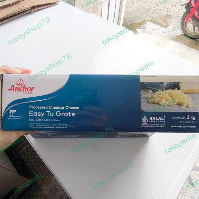 

Sale Anchor Cheddar 2Kg/Keju Cheddar Premium Anchor