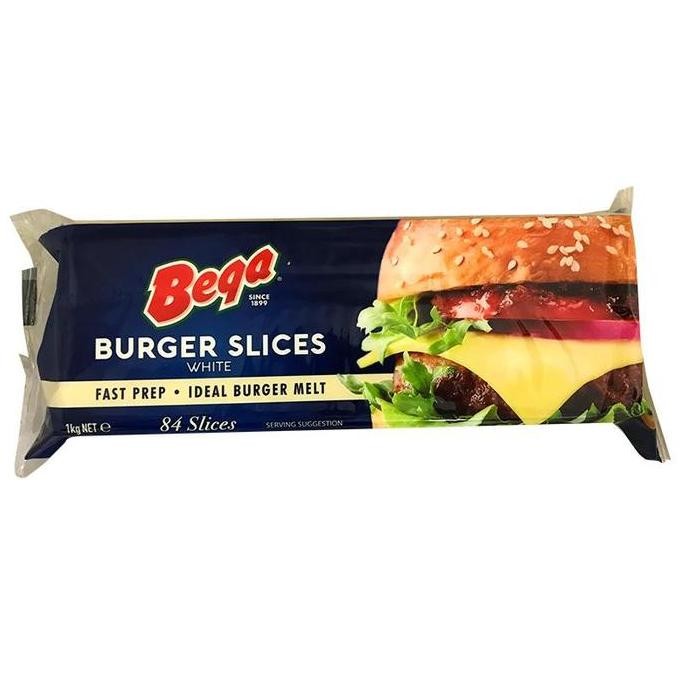 

Promo Bega White Burger Cheese 84 Sliced 1 Kg
