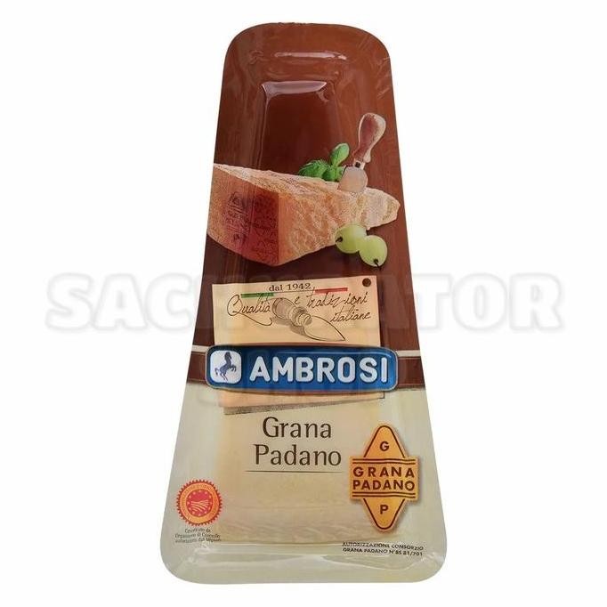 

Murah Keju Parmesan Import Italia Italian Ambrosi Grana Padano Cheese 200 Gr