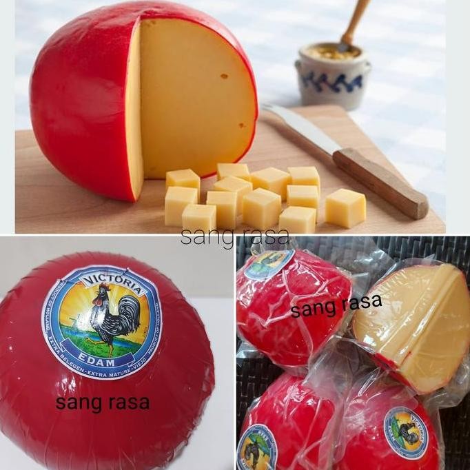 

Grosir Keju Edam Victoria Produk Holland 500 Gram