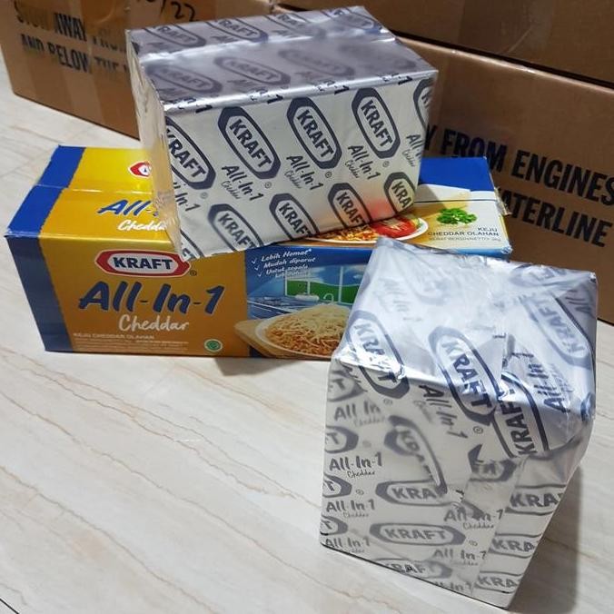 

Grosir Keju Kraft Cheddar All In One Repack 1Kg / Kraft Cheddar All-In-1 1Kg