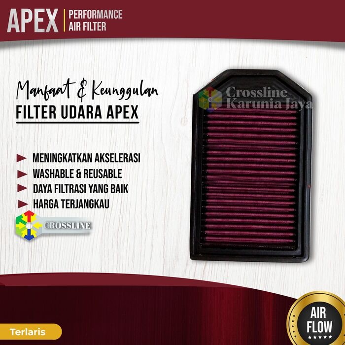 Filter Udara Racing Apex CRV gen 3 2400cc 2.4L 2007 2008 2009 2010 2011