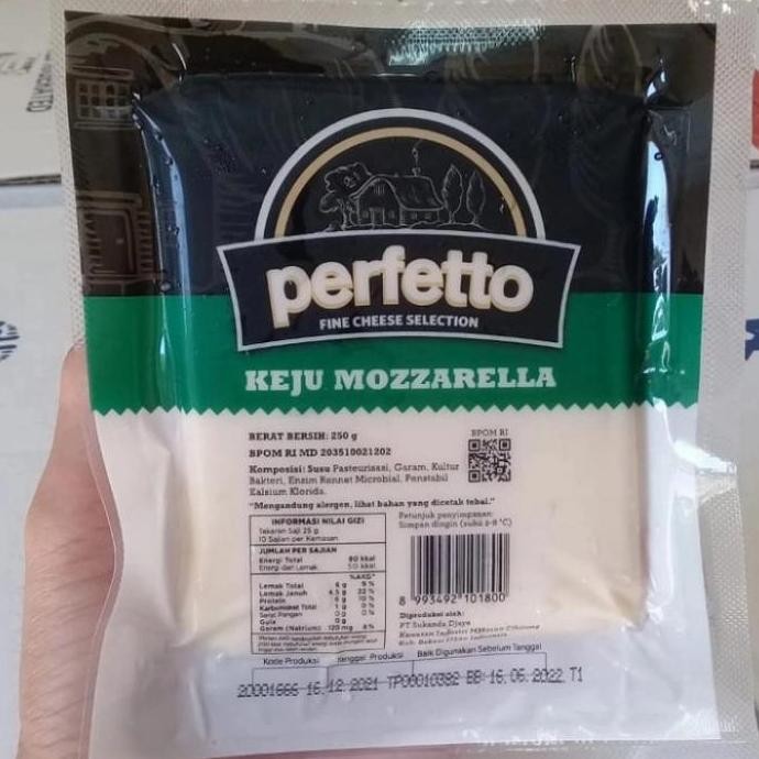 

Sale Keju Mozzarella Mozarela Perfetto 1 Karton Isi 48 Pcs