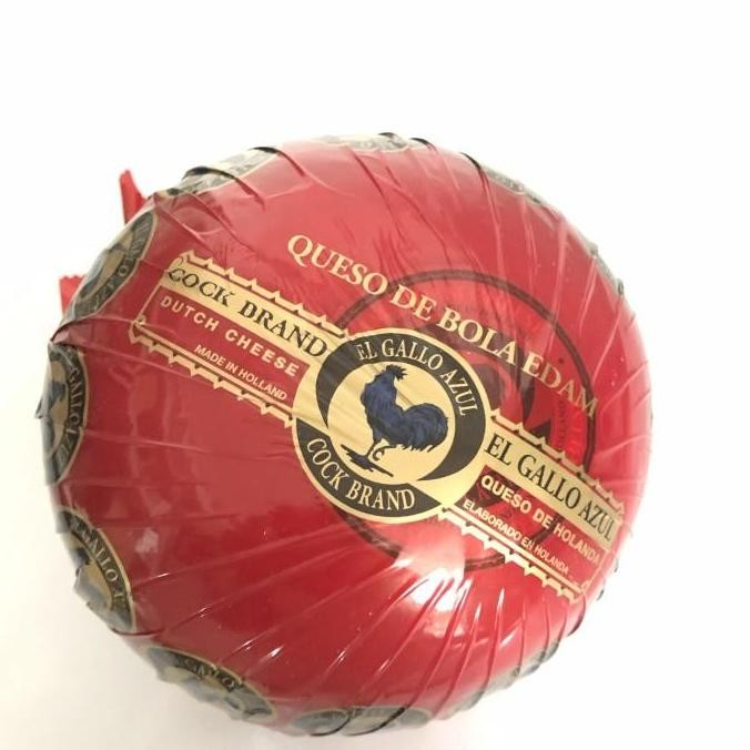 

Promo Keju Bola Ayam / Keju Edam 1,5 Kg +/- / Keju Edam Cock Brand