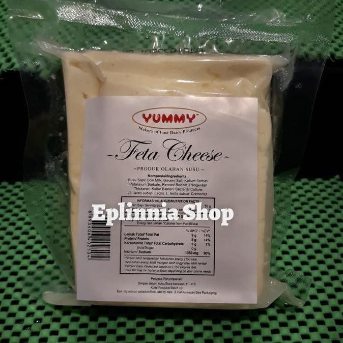 

Murah Yummy Fetta Feta Cheese 250 Gr - Keju Feta