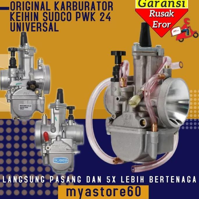 Karburator Karbu Karbulator PWK 24 PWK24 SUDCO Keihin Orinal Keihin