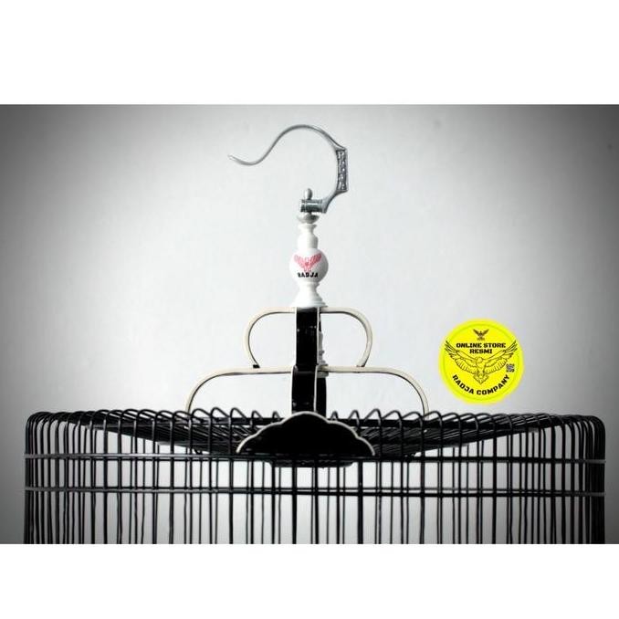 SANGKAR KANDANG BURUNG MURAI BATU RADJA HITAM LIS ACRILIK NO 2