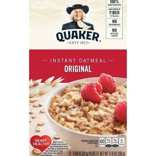 

Quaker Instant Oatmeal Original 336Gr - From Usa Terbaru