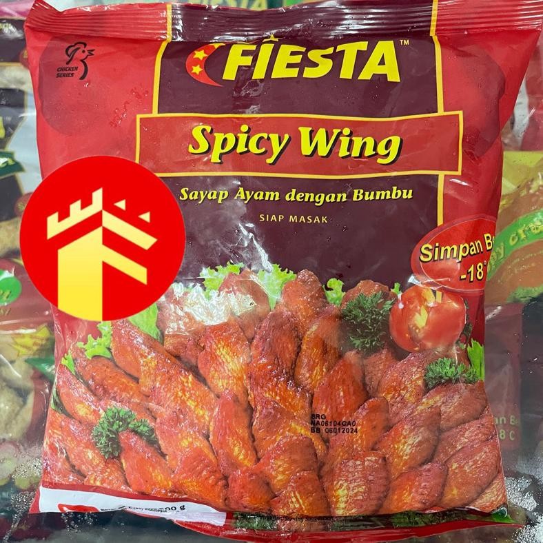 

Original Fiesta Spicy Wing 500G - Sayap Ayam Pedas Bumbu Siap Goreng