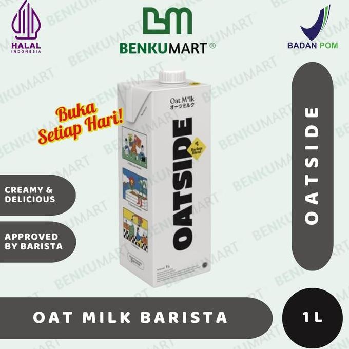 

Oat Milk Barista Oatside 1 L | Susu Oat Terbaru