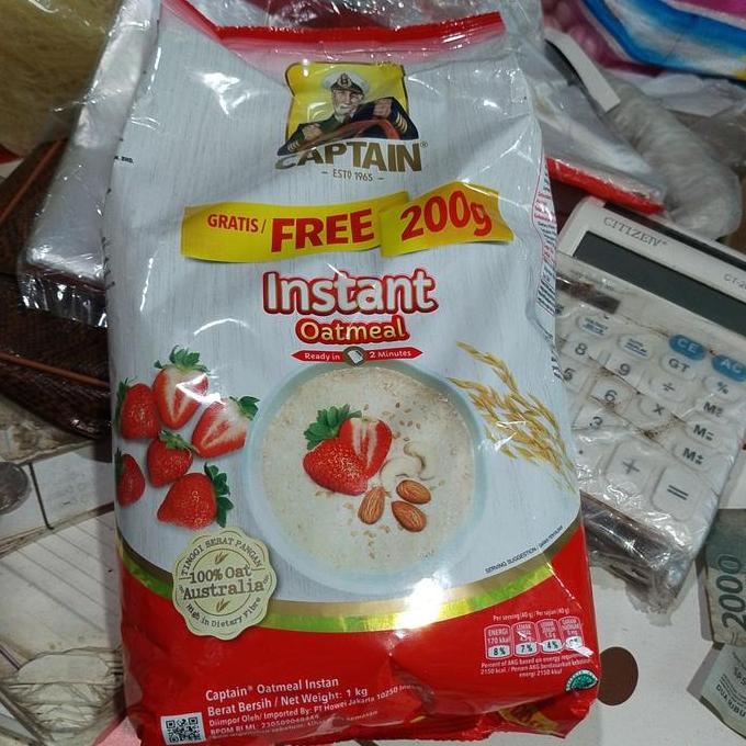 

Captain Instant Oatmeal 800 Gram Promo