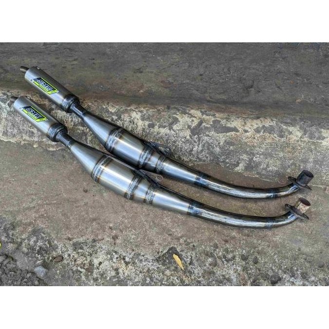 Knalpot Standar Racing Yamaha F1zr SMR Full Plat Karat