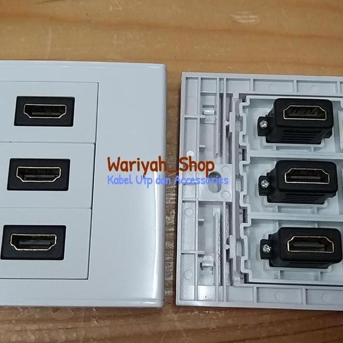 outlet HDMI 3 hole