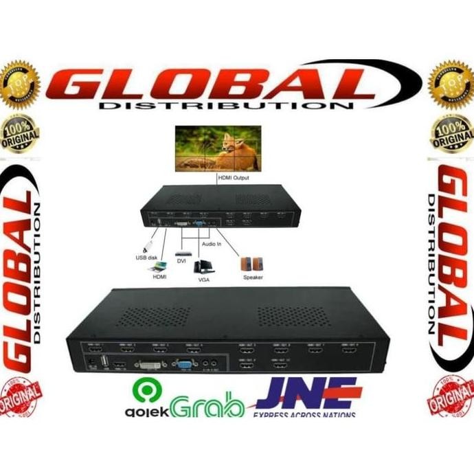 Video Wall Controller 3x3 HDMI DVI VGA AV USB By Lexcron / Anylinx