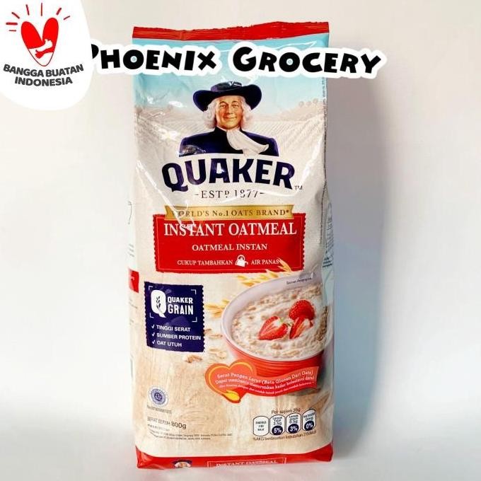 

Quaker Instant Oatmeal 800 Gram Terbaru