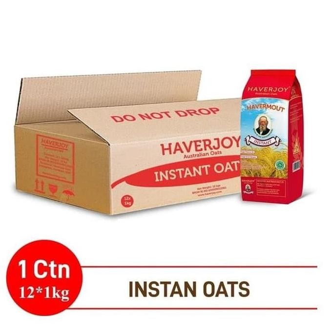 

Jual Kartonan / Haverjoy Instant Oats 1 Karton Isi 12 Pcs / 12 Kg Best Seller