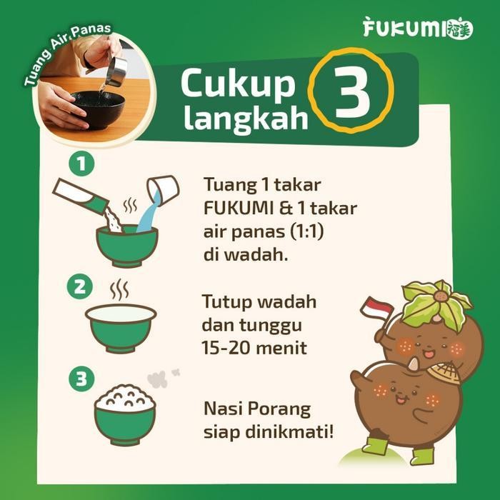 

Fukumi Beras Porang 2 Box Sachet - Konjac Rice Shirataki