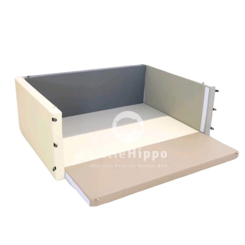Nadios SEWA - Bumper Bed Little Hippo - French Grey (Jabodetabek) AST
