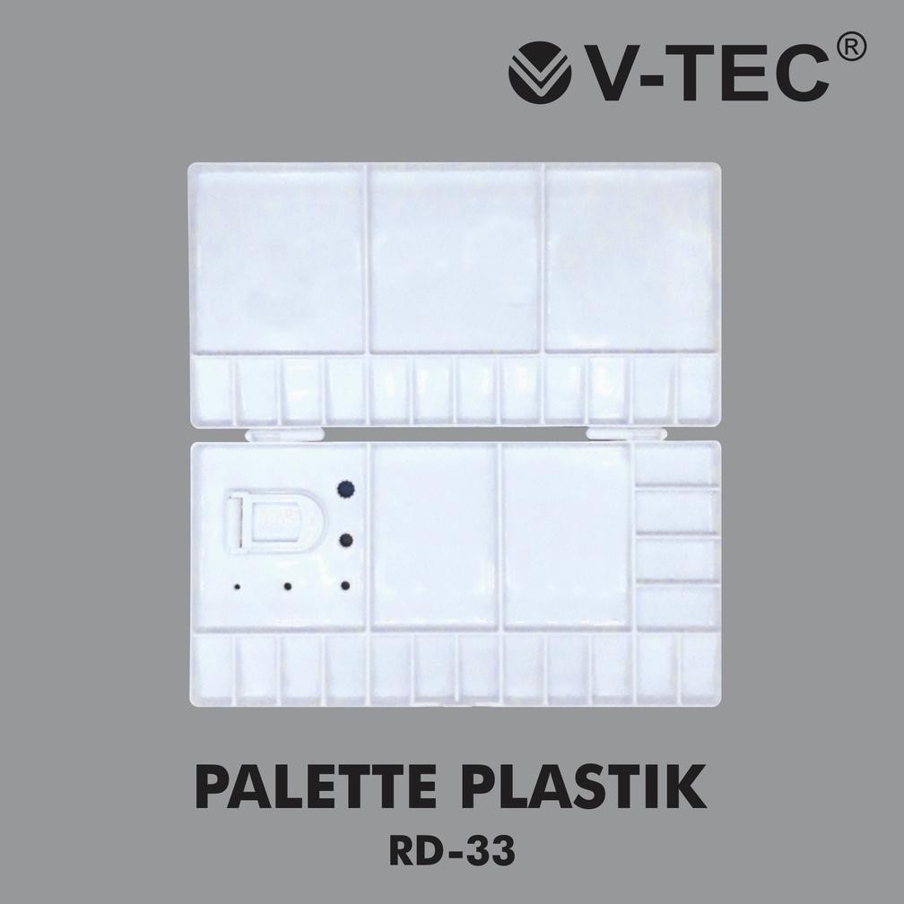 

Pallet Lukis Plastik V-Tec #RD - 33 / Palet Plastik Vtec / Pallette Lukis Persegi Panjang SHSNP SHABG SV9